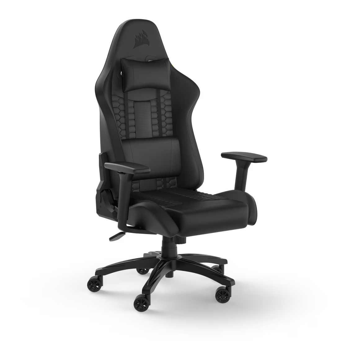 Chaise gaming TC100 RELAXED - Leatherette Noir/Noir