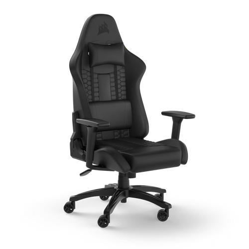 Chaise gaming TC100 RELAXED - Leatherette Noir/Noir