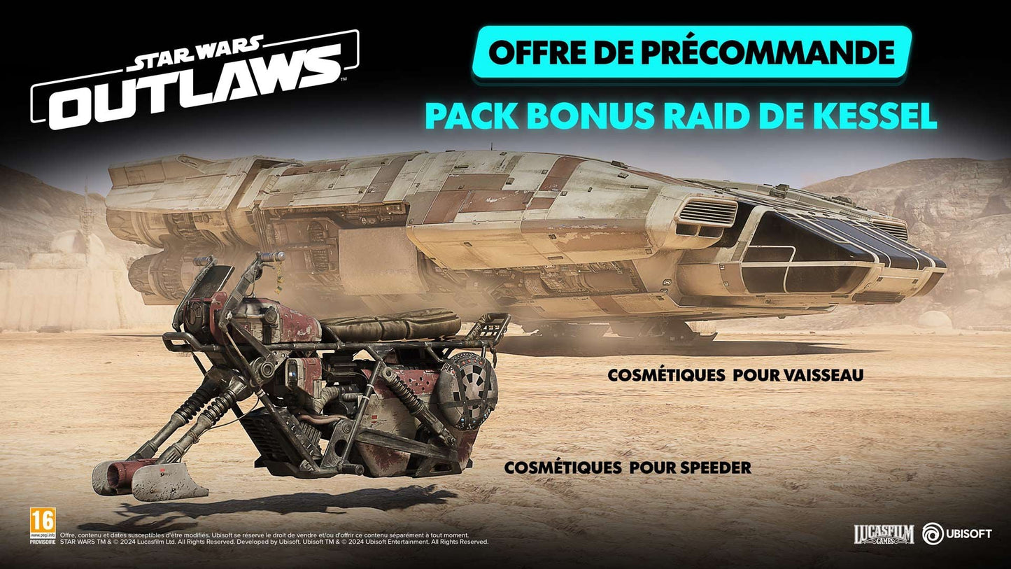 Star Wars Outlaws Edition Spéciale D1 Exclusivité Micromania   XBOX SERIES X