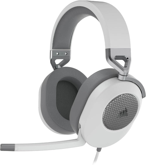 Corsair Casque gaming filaire HS65 SURROUND — Blanc