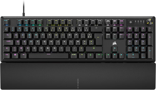 Corsair Clavier gaming mécanique K70 CORE RGB — Gris acier