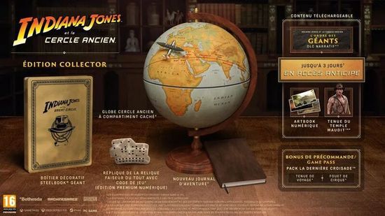 Indiana Jones Et Le Cercle Ancien Edition Collector (code De Téléchargement)   XBOX SERIES X